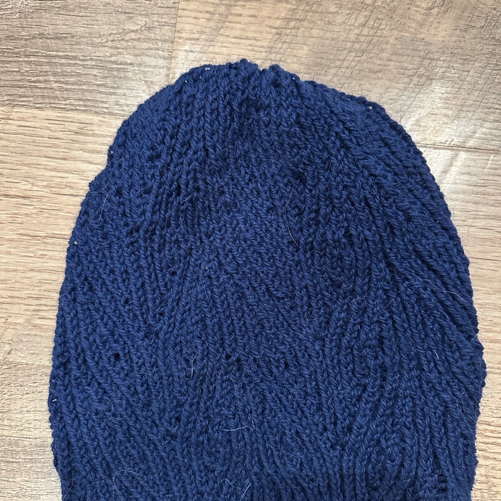 Cozy Navy Knit Beanie